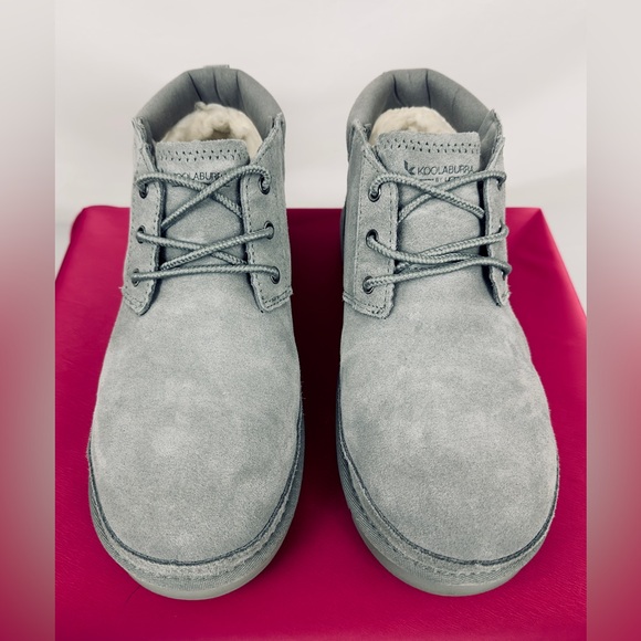 Koolaburra By UGG Woman’s Advay Lace Up Bootie (Wild Dove) Gray Suede NW… - Picture 2 of 16
